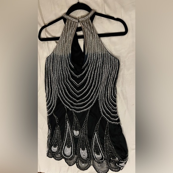 Beaded Party Dress size 8 - Picture 2 of 2